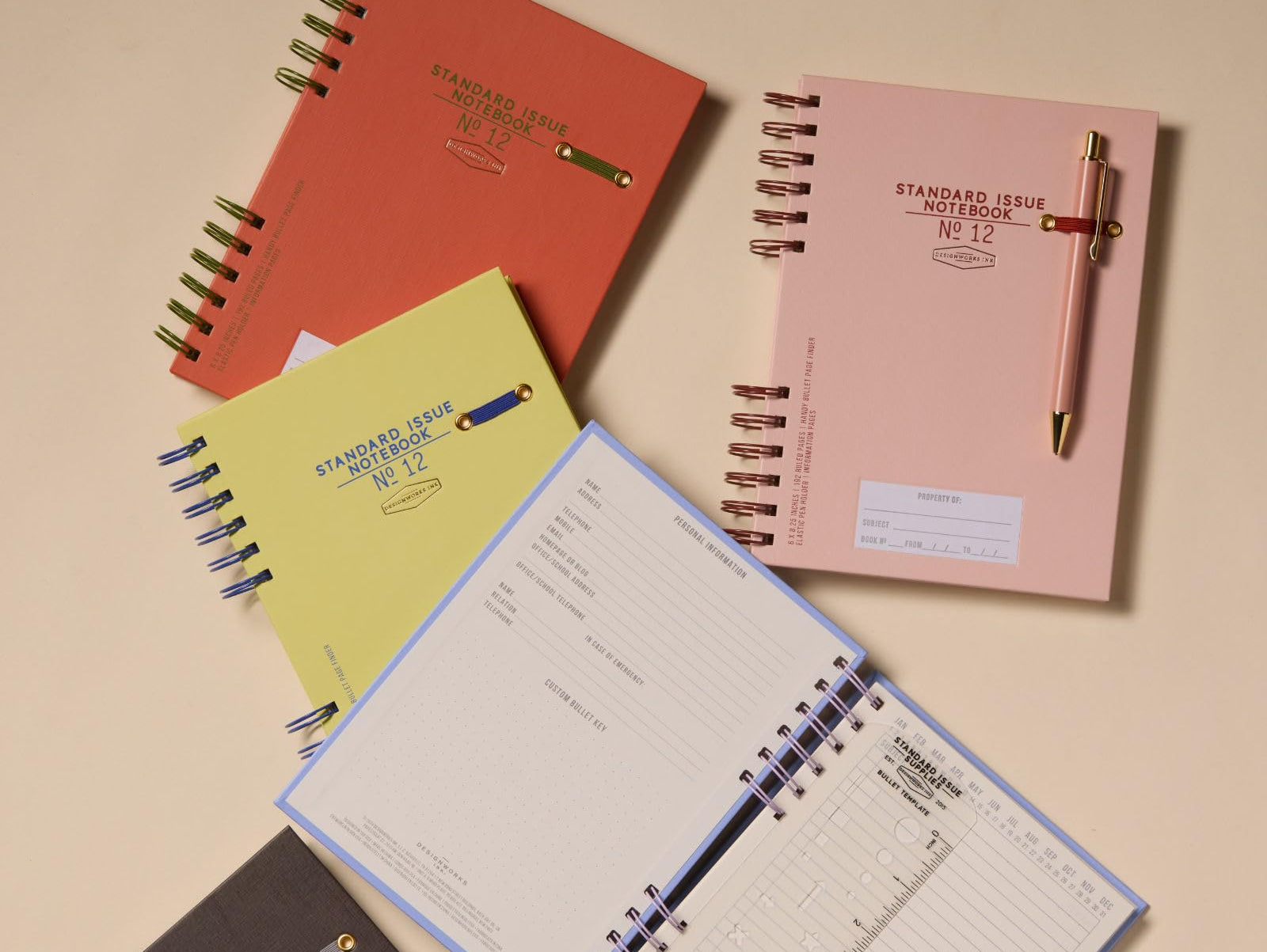 New DesignWorks Notebooks, Planners & Journals at FORM + CONTENT