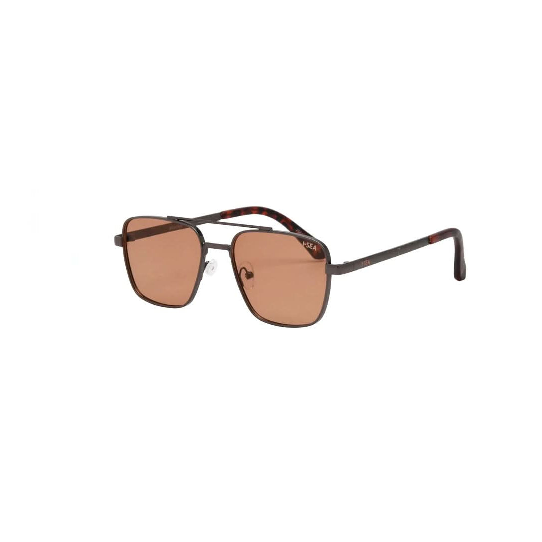 Metal framed Sunglasses with brown Polarized lens