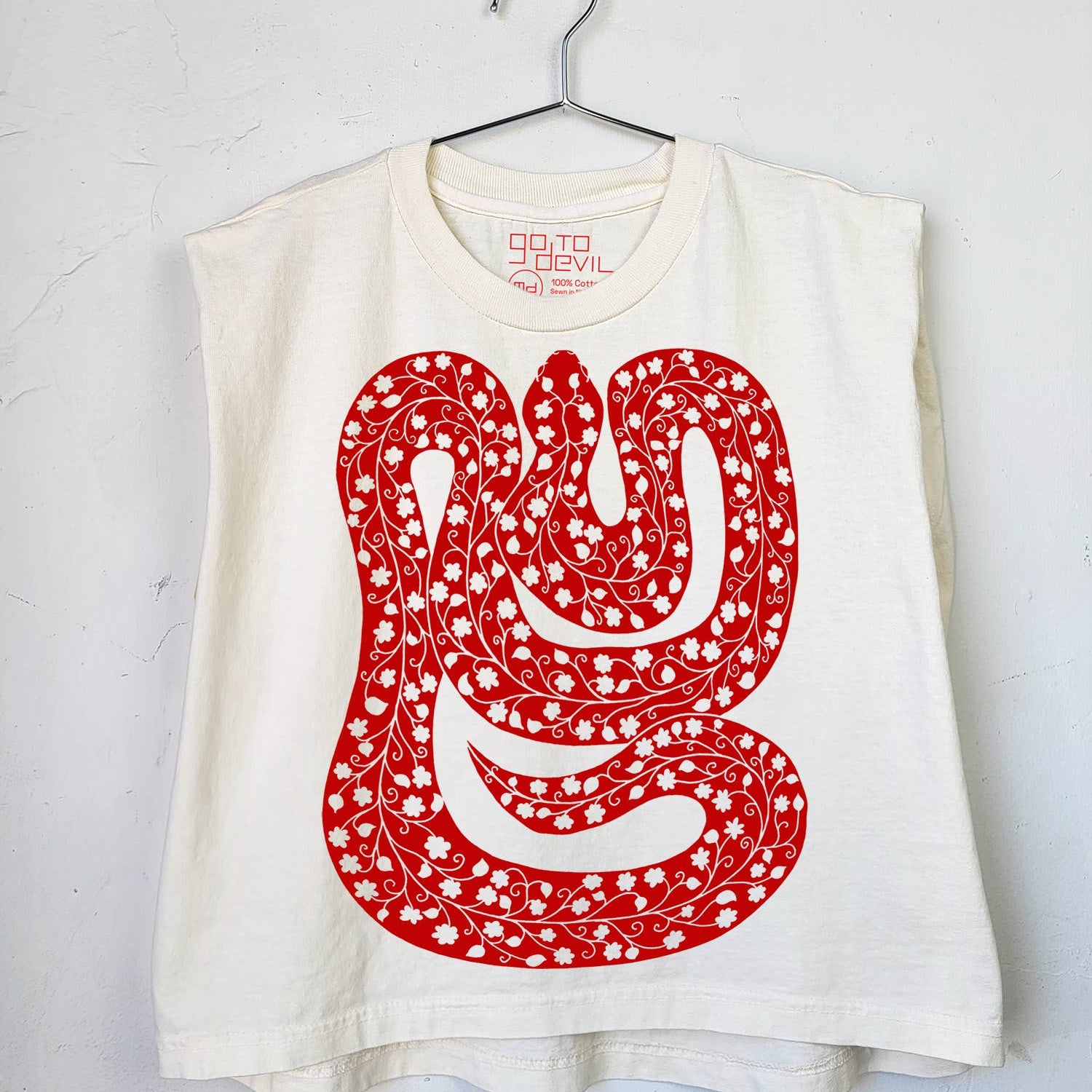 Snake Muscle Tank Top