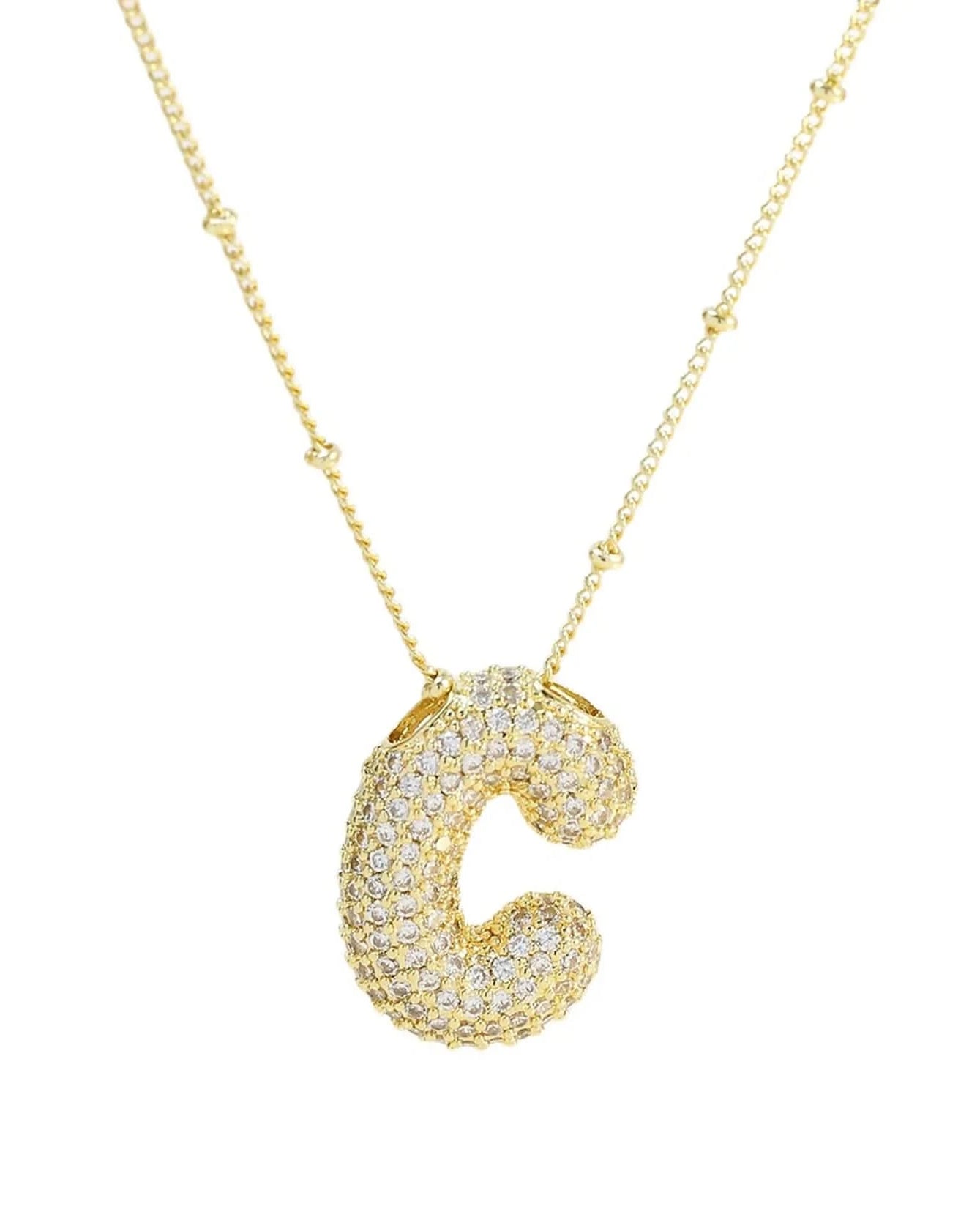 18k Gold Initial Necklace | Unique Anniversary Gift for Her | FORM + CONTENT