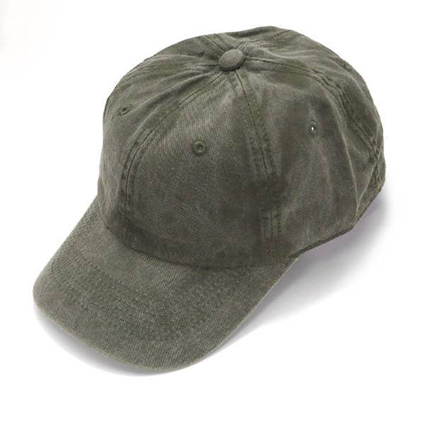Green baseball cap on a white background