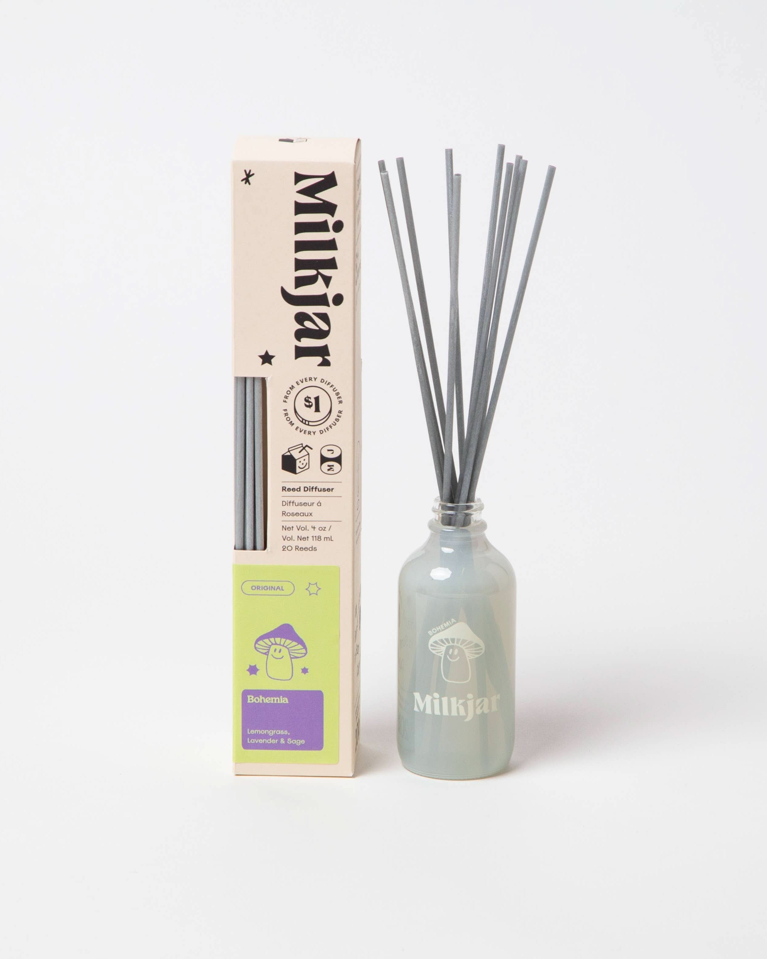 Bohemia - Lemongrass, Lavender & Sage Reed Diffuser