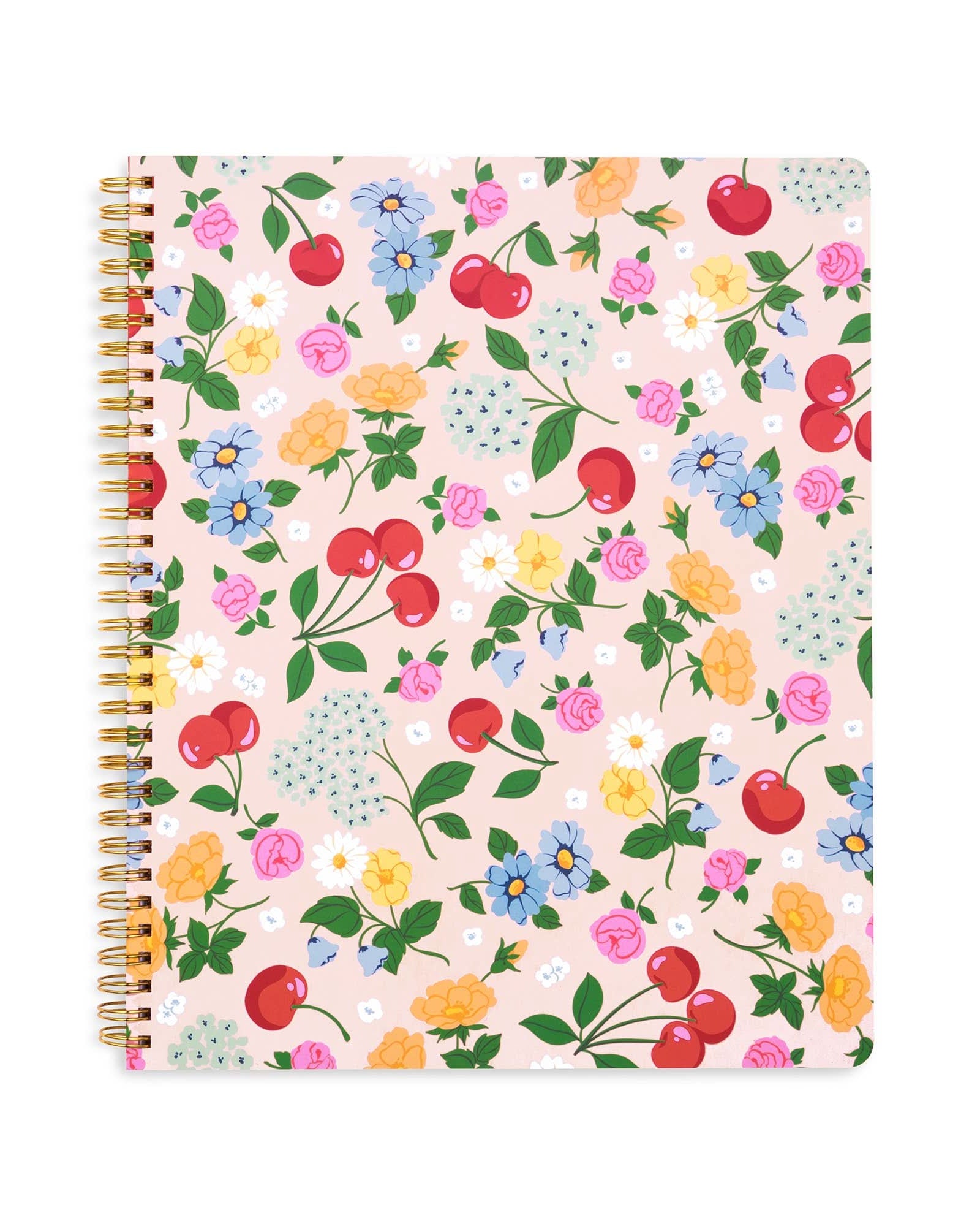 Ban.do Rough Draft Large Notebook, Flowers and Fruit