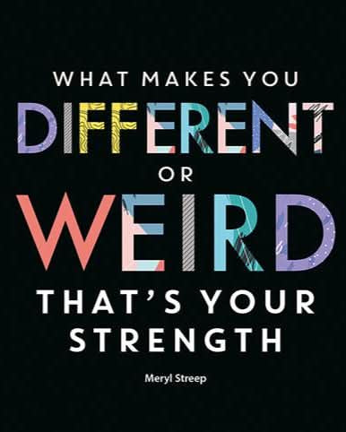Motivational quote on a black background with colorful text.