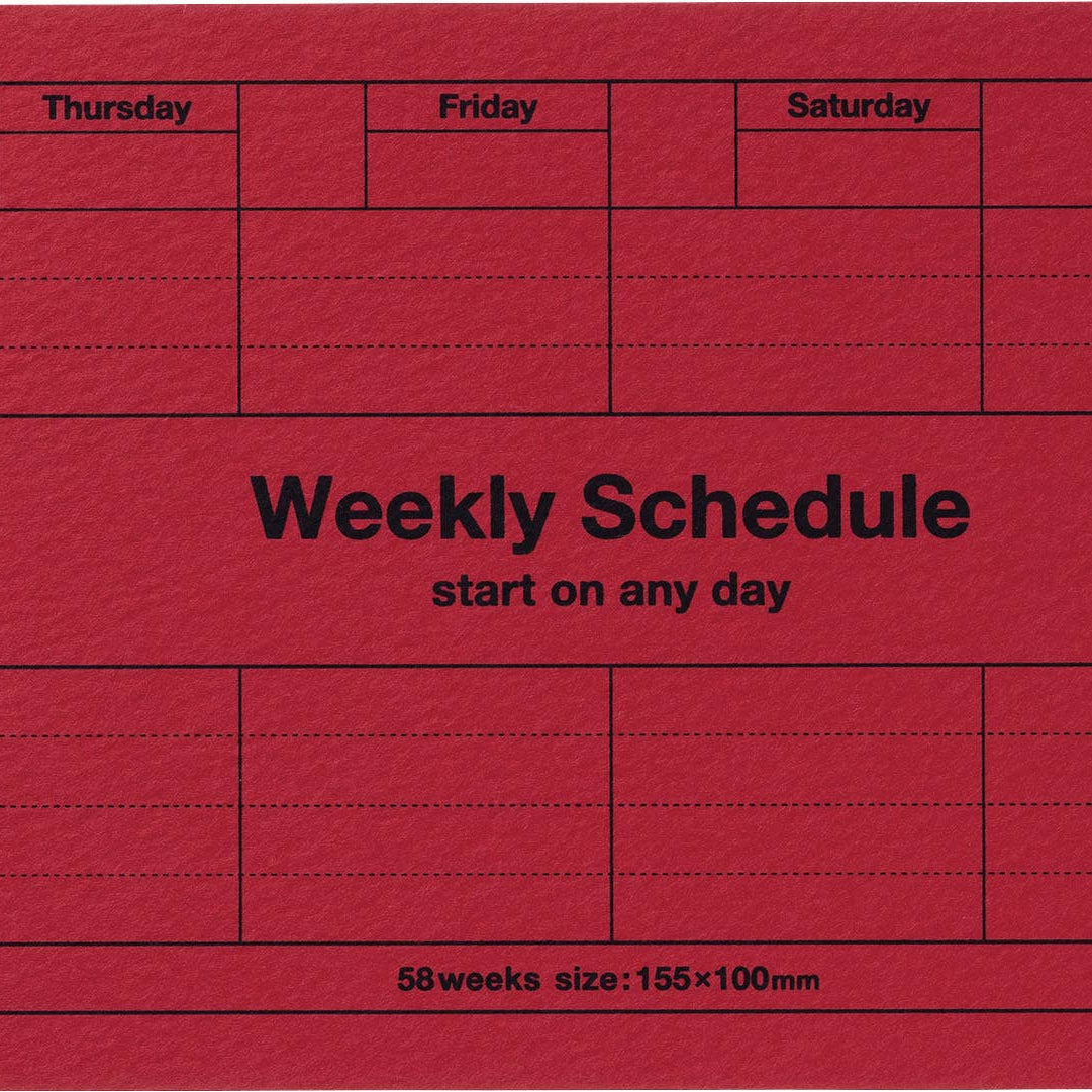 MARKS'S Inc. Dayfree Weekly Schedule