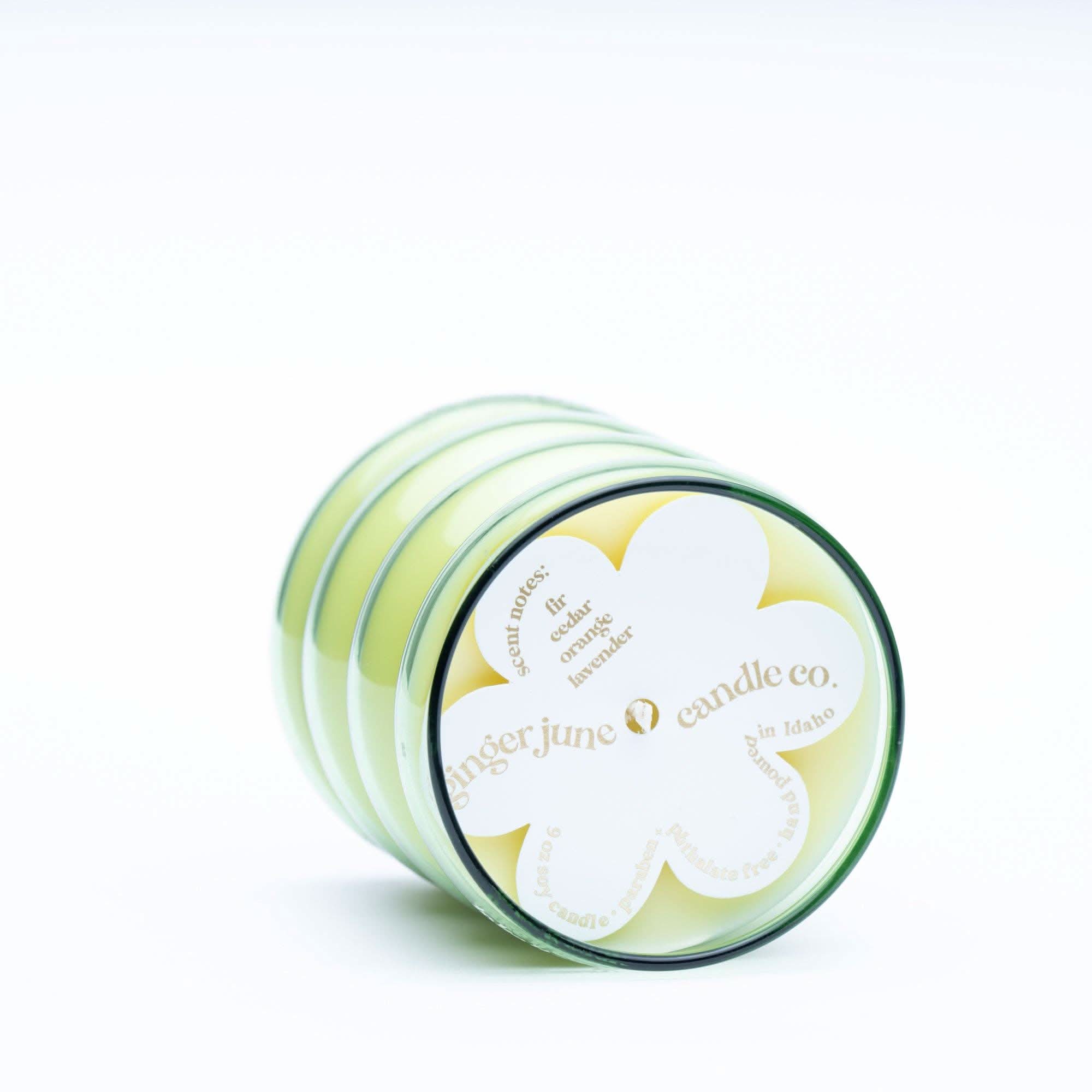 Green Wiggle - Hand Poured Candle - FORM + CONTENT
