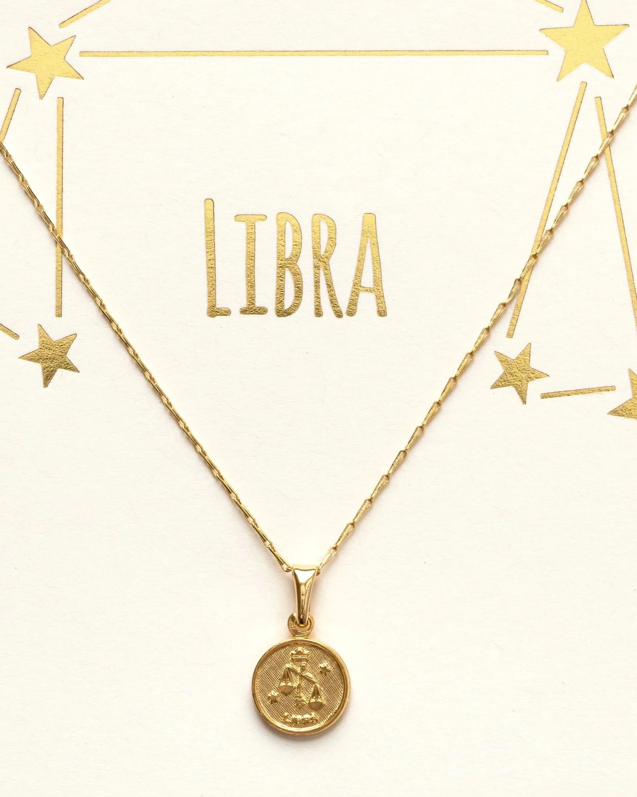 Tiny Zodiac Pendant Necklace - FORM + CONTENT