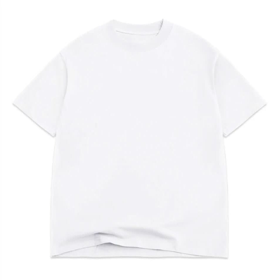 vintage, washed, white, oversized, box, tee t-shirt on white background