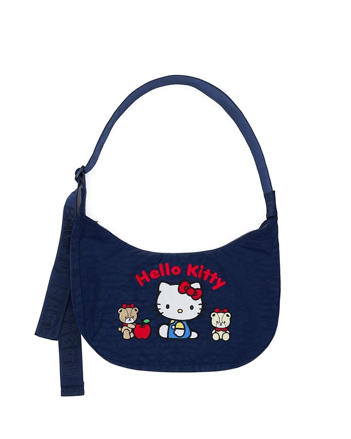 Navy blue handbag with Hello Kitty design and Small three cats