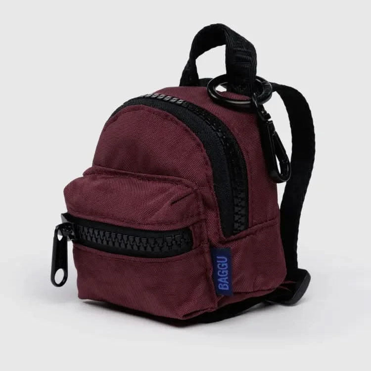 BAGGU Backpack Charm-Mahogany