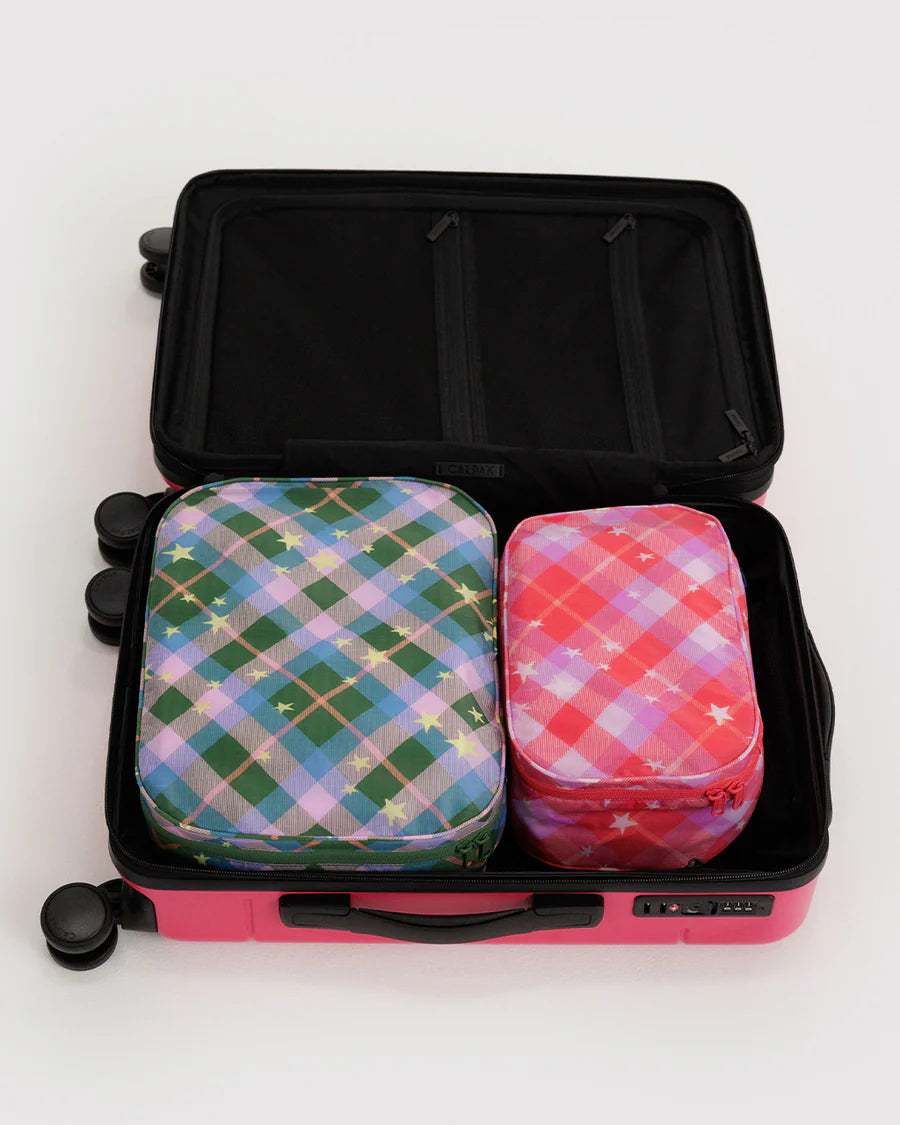 BAGGU Packing Cube Set in Star Plaid b