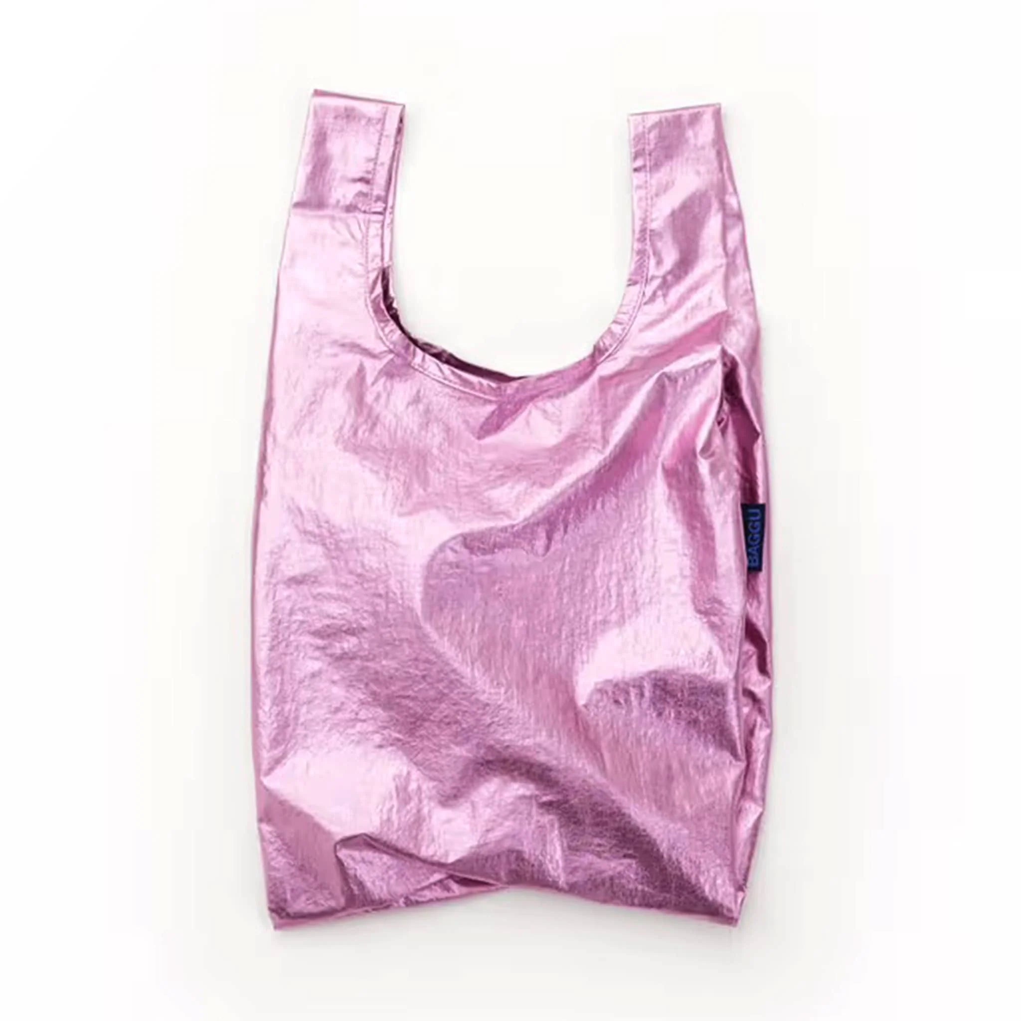 BAGGU baby Blush Metallic Bag