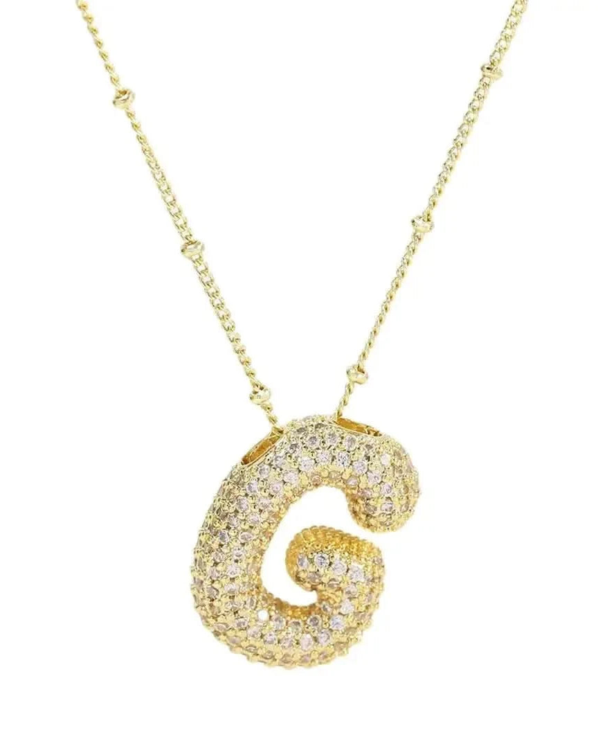 Womens Clothing and Accessories Boutique in Santa Clarita | Gold Initial G Necklace | FORM + CONTENT
