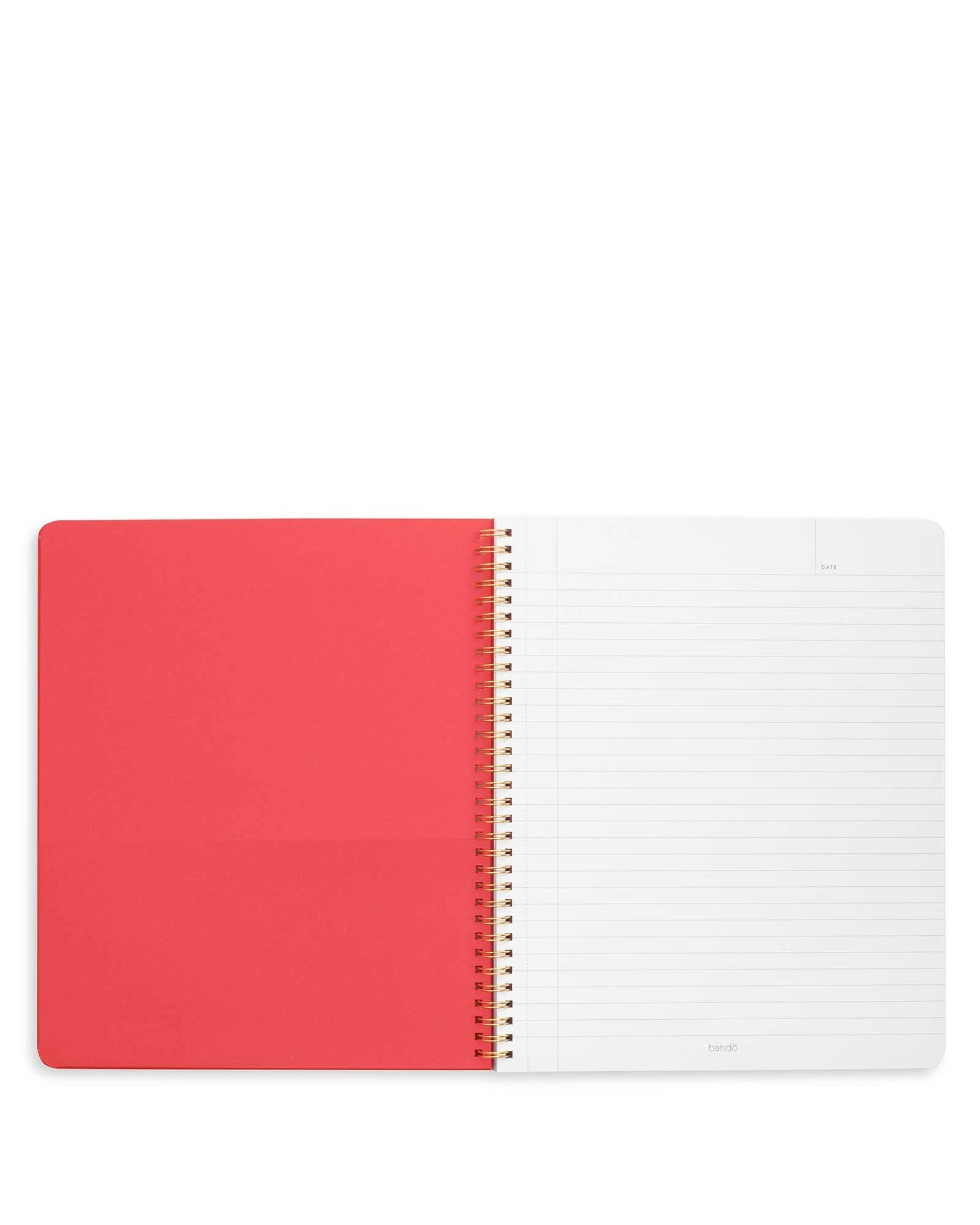 Ban.do Rough Draft Large Notebook, Flowers and Fruit