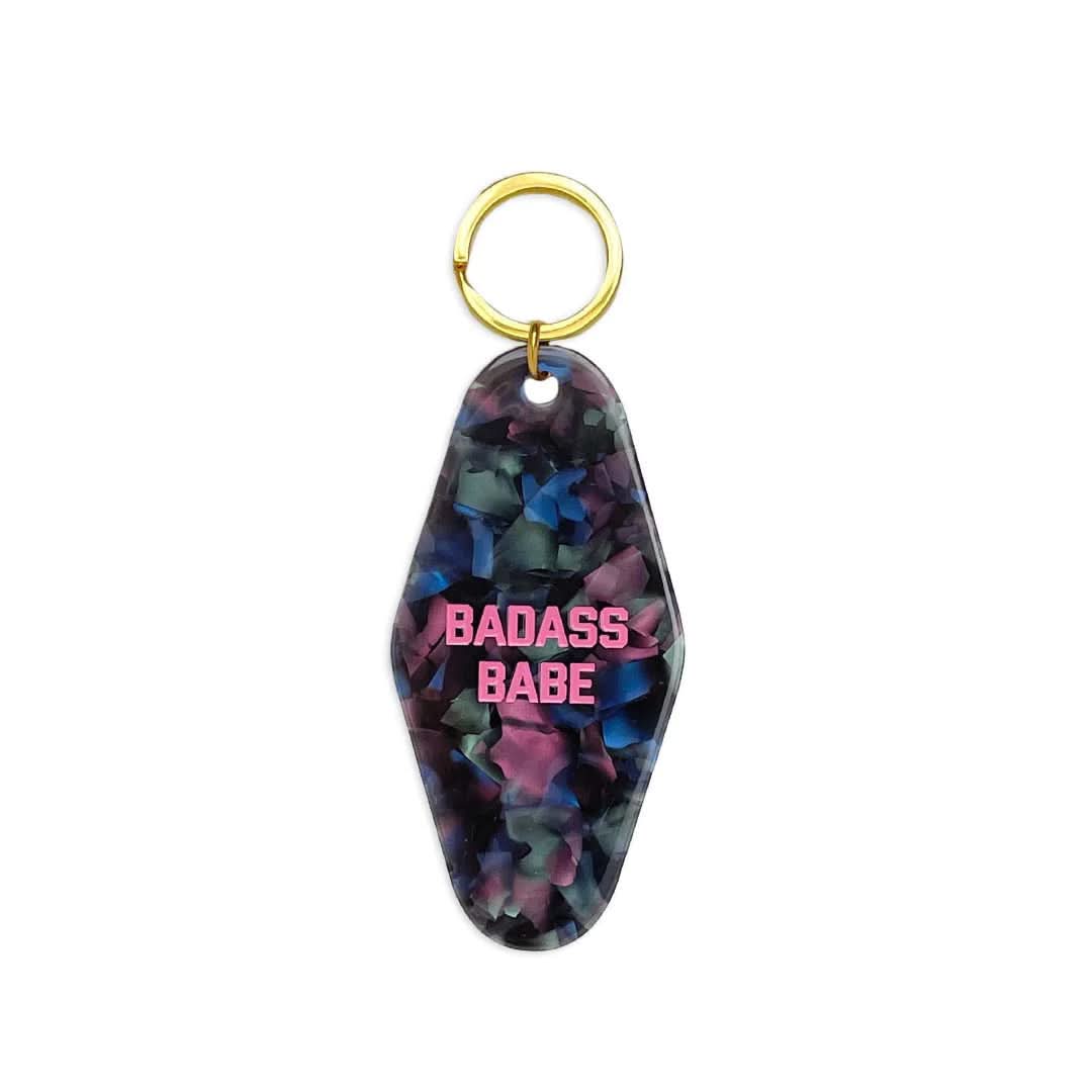 Multicolor Bad Ass Babe Keychain - FORM + CONTENT