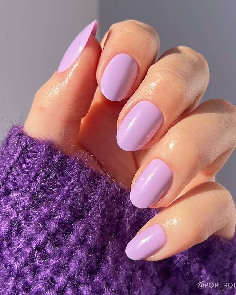 Nail application tools included – file, cuticle stick and glue for Azure Blue press-ons