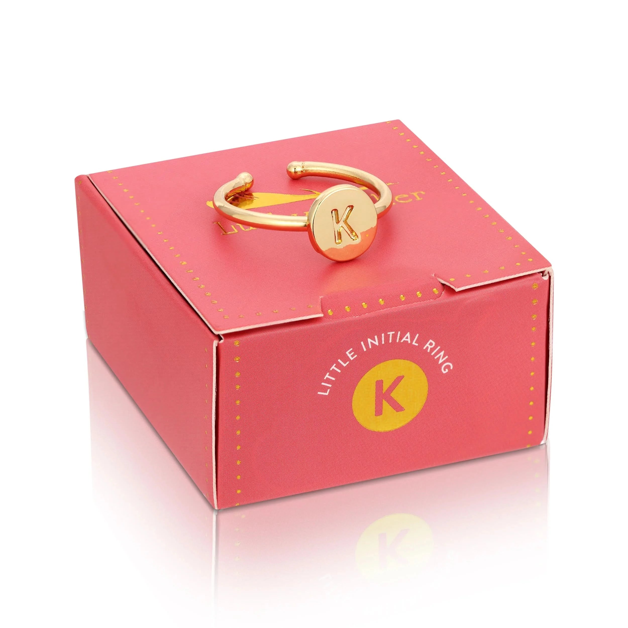 14k Gold Initial Rings - FORM + CONTENT