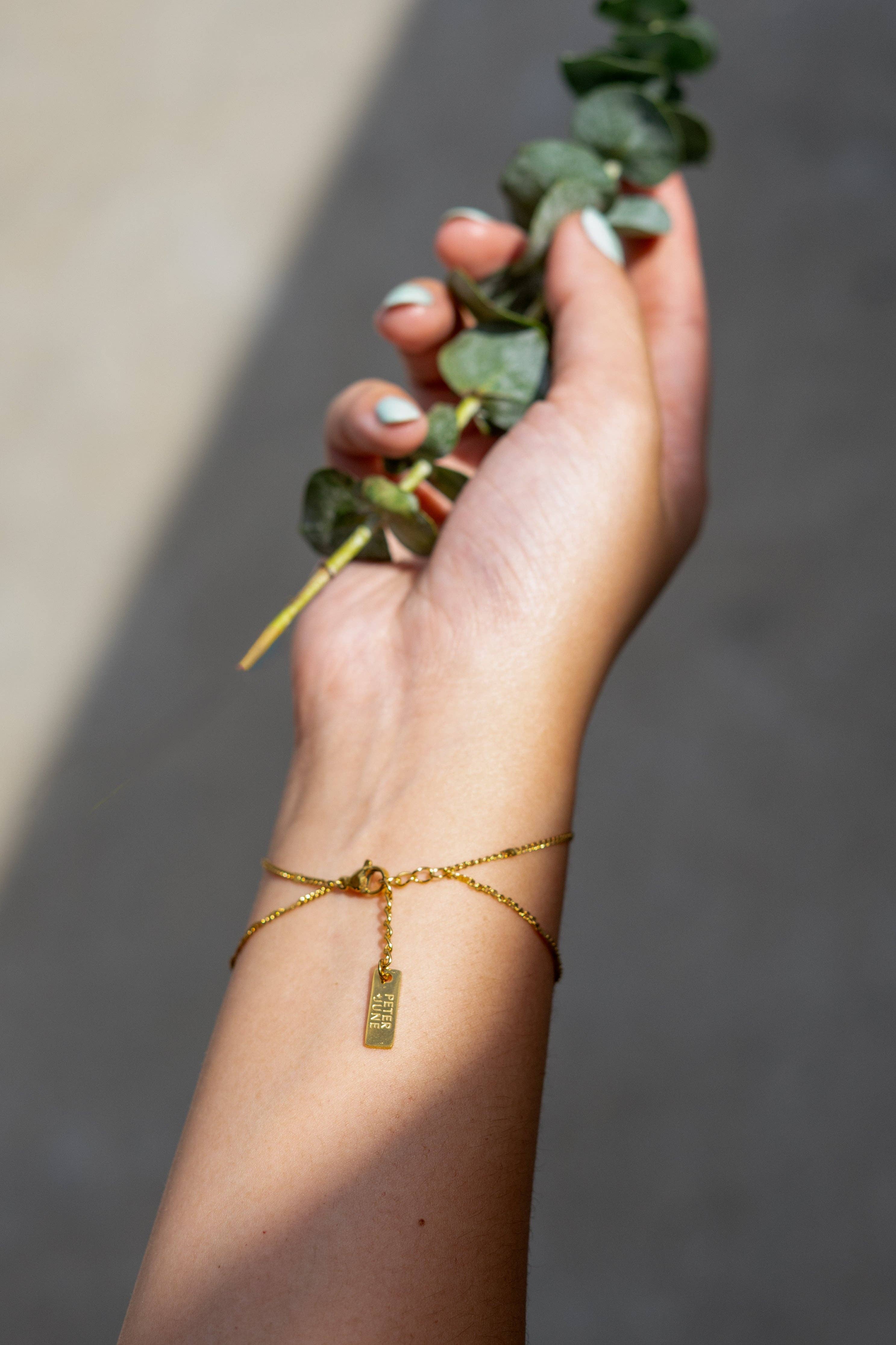 Indira Hand Chain - 18K Gold Plated b