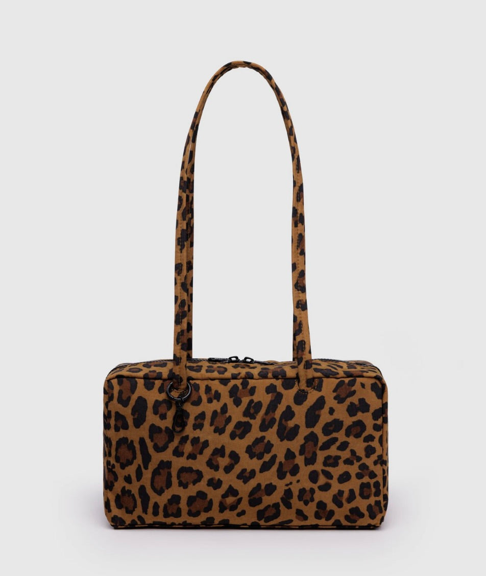 Leopard print BAGGU handbag