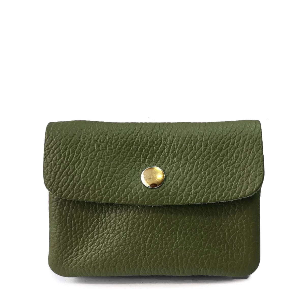 Luce Graine Small Leather Goods Wallet Green