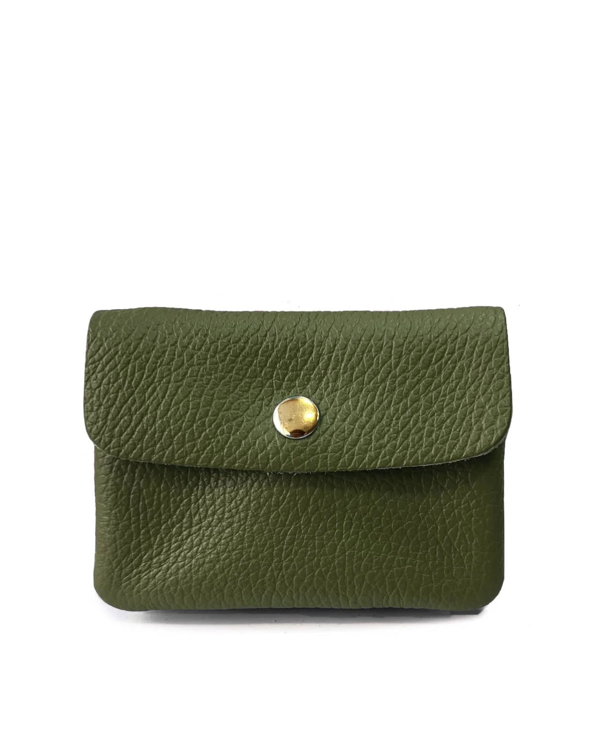 Luce Graine Small Leather Goods Wallet Green