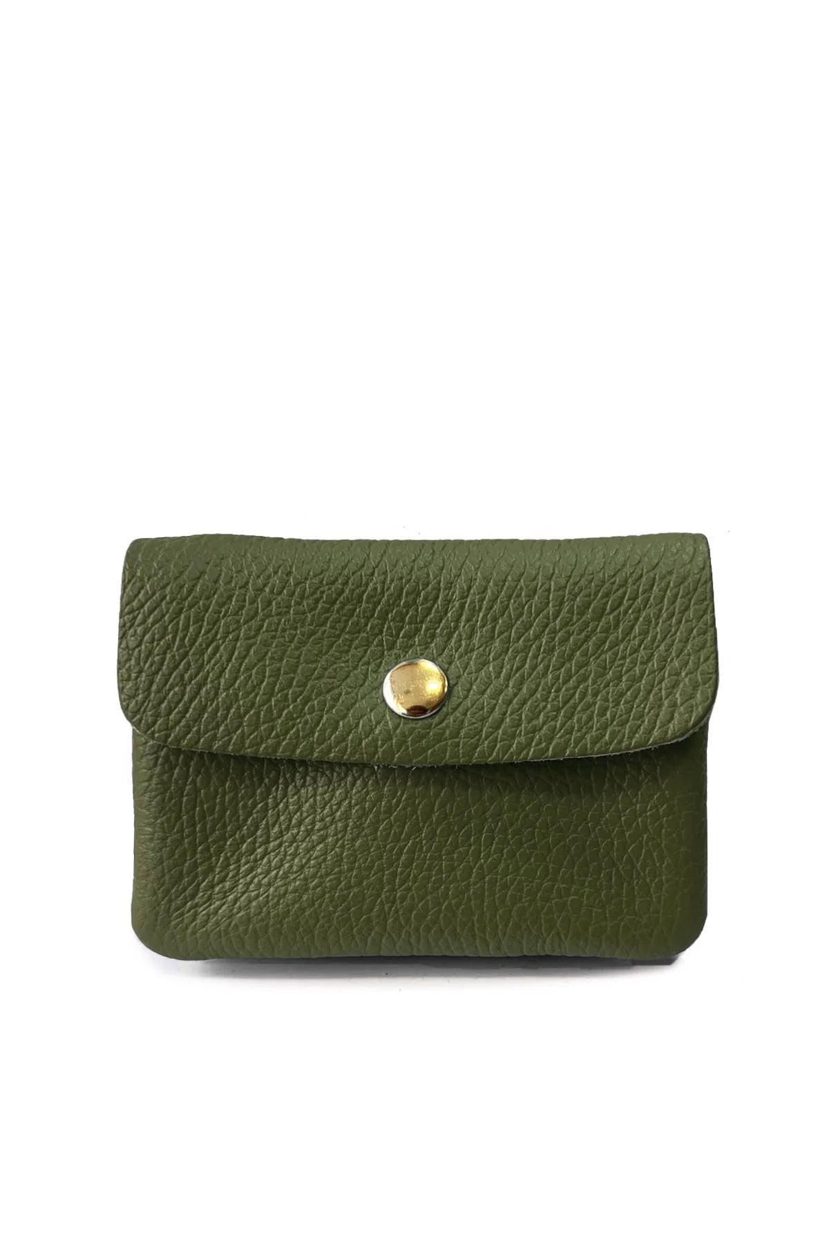 Luce Graine Small Leather Goods Wallet Green