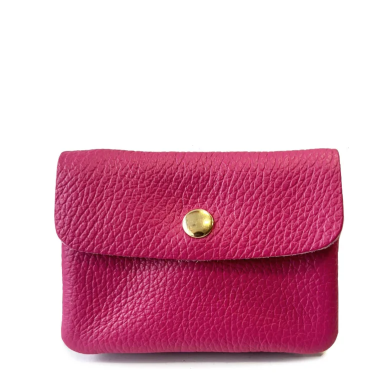 Luce Graine Small Leather Goods Wallet Pink