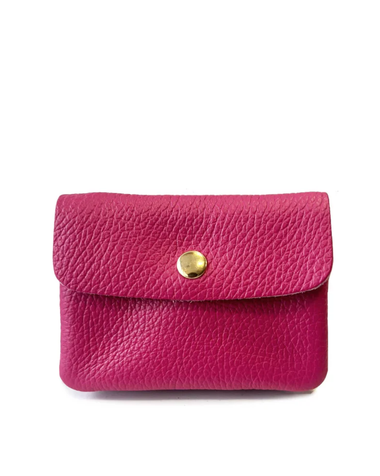 Luce Graine Small Leather Goods Wallet Pink