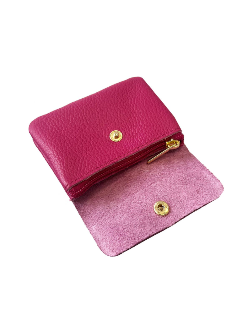 Luce Graine Small Leather Open Wallet