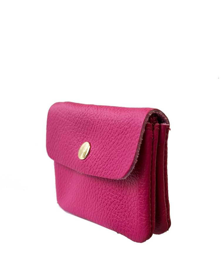 Small Leather Pink Wallet