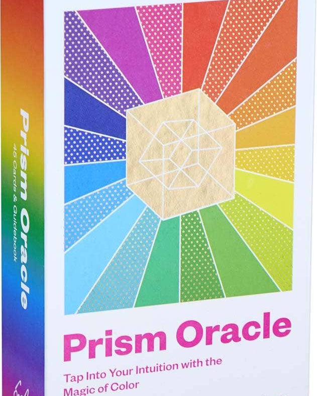 Prism Oracle card set packaging with colorful design and text.