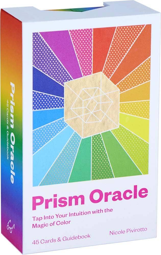 Prism Oracle card set packaging with colorful design and text.