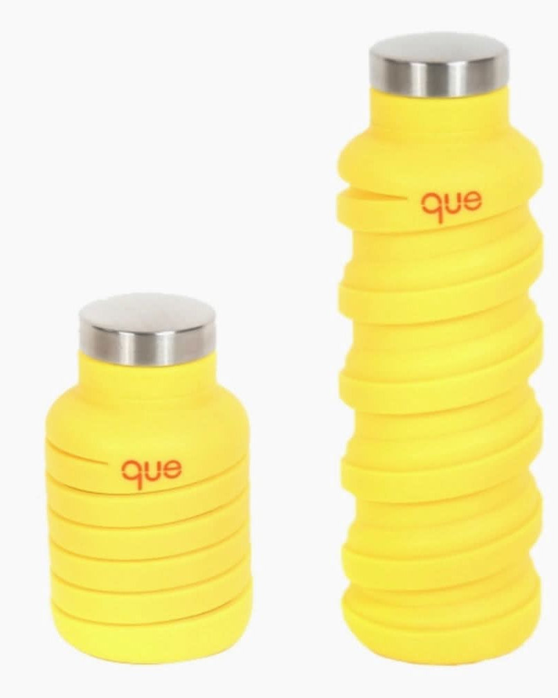 Expandable water yellow bottle metal top