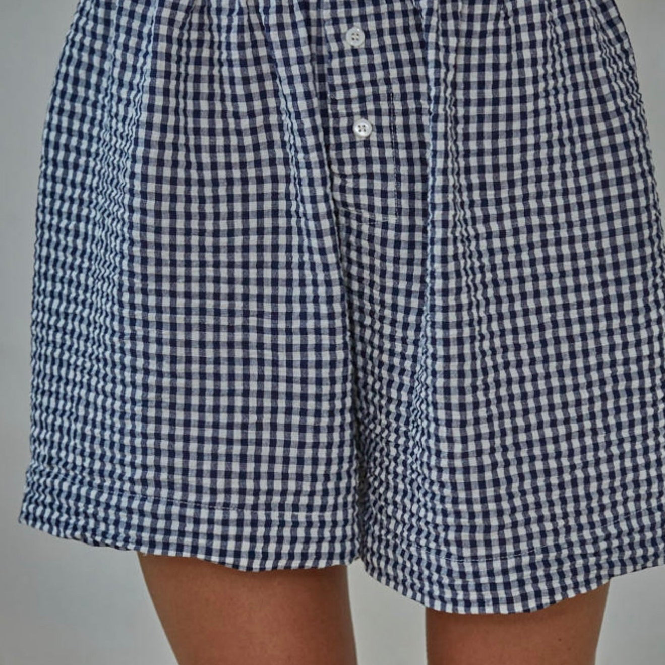 Michel Gingham Shorts