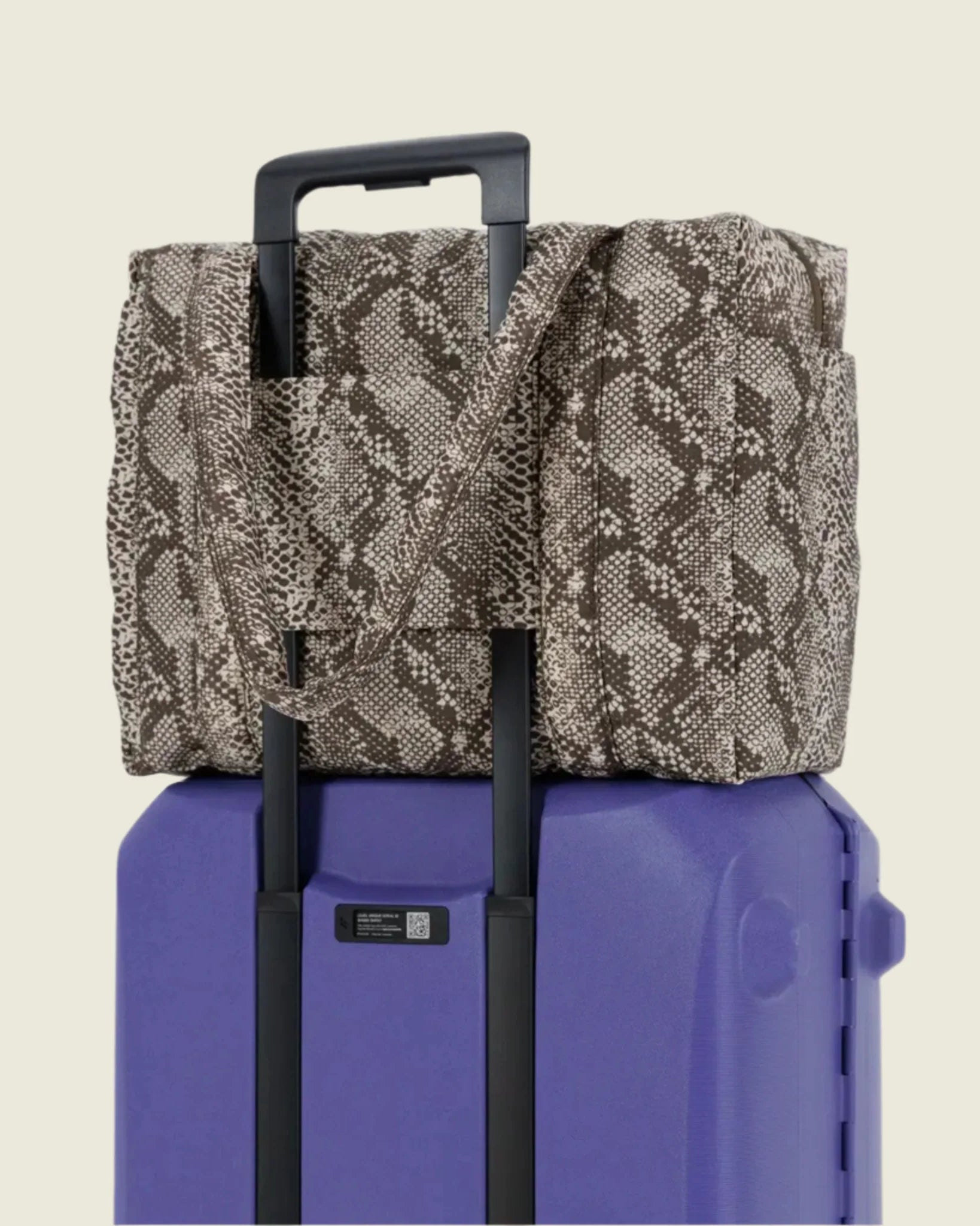 Snakeskin Small Cloud Carry-on b