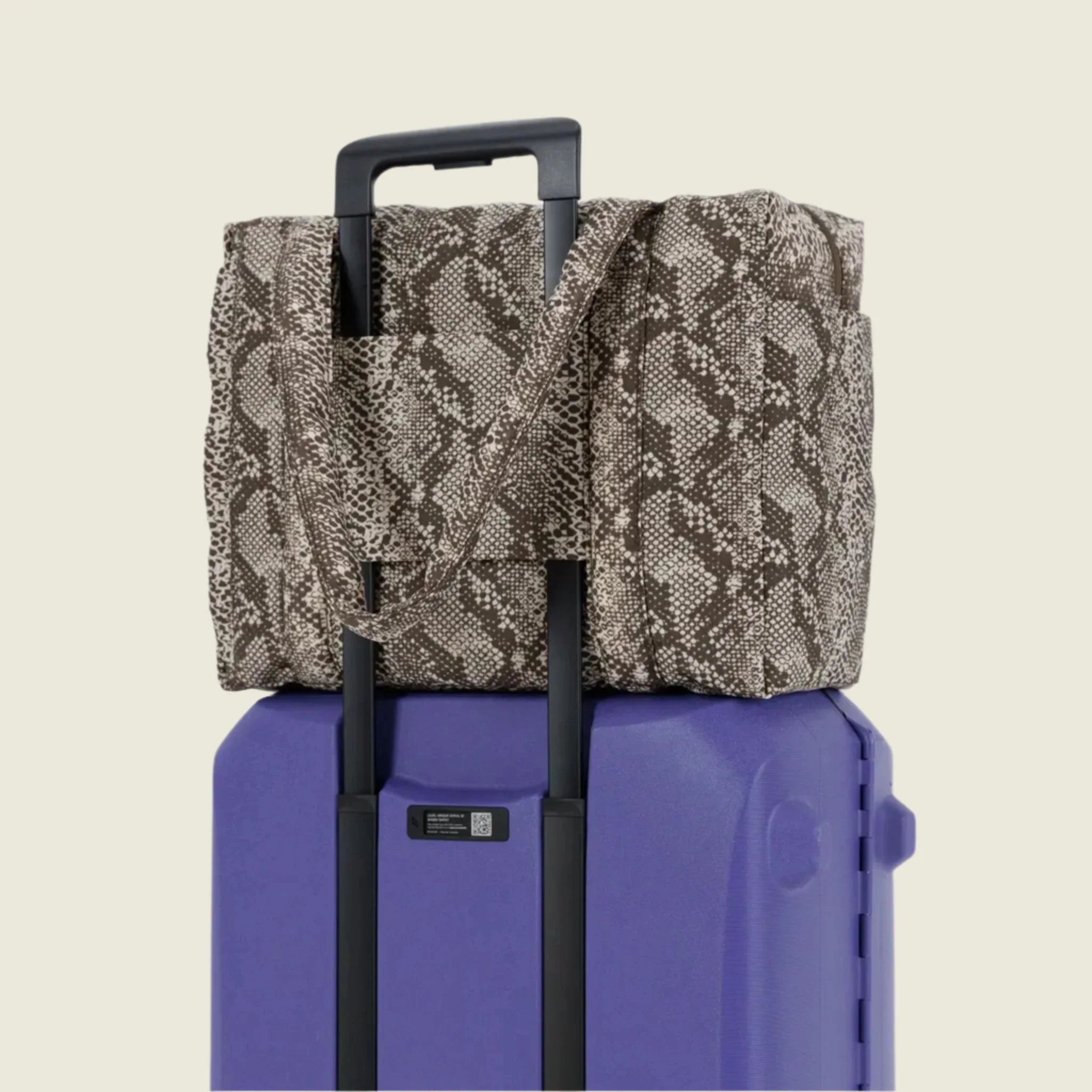 Snakeskin Small Cloud Carry-on b