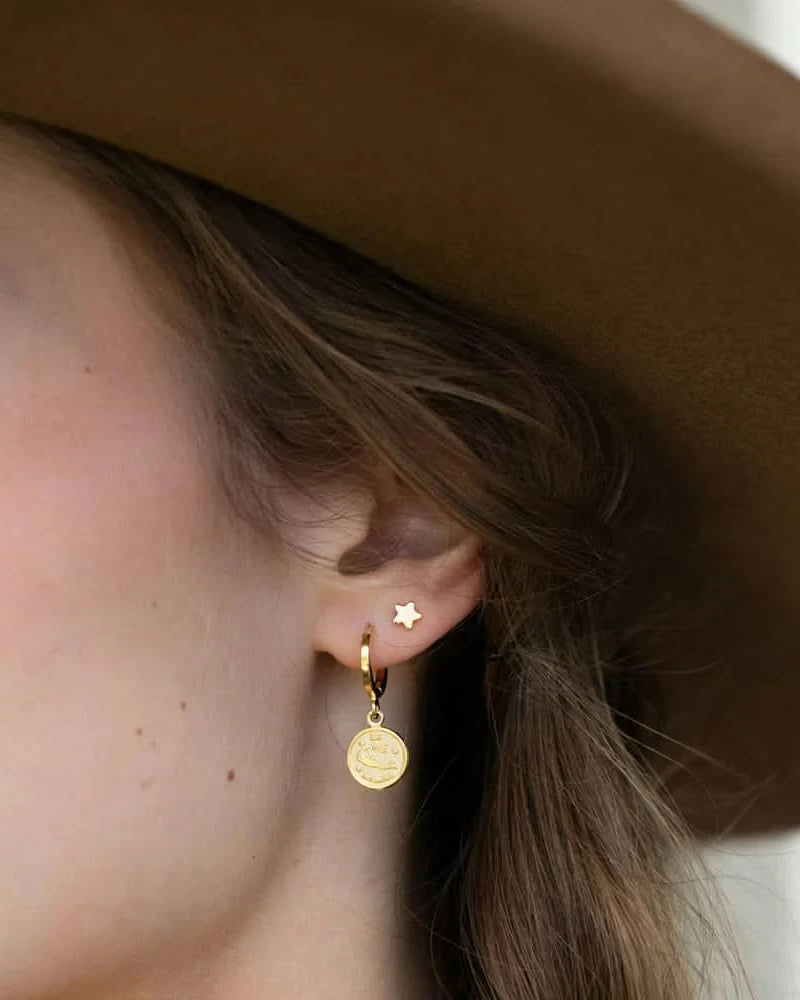 Zodiac Huggie Hoop & Stud Earrings - FORM + CONTENT