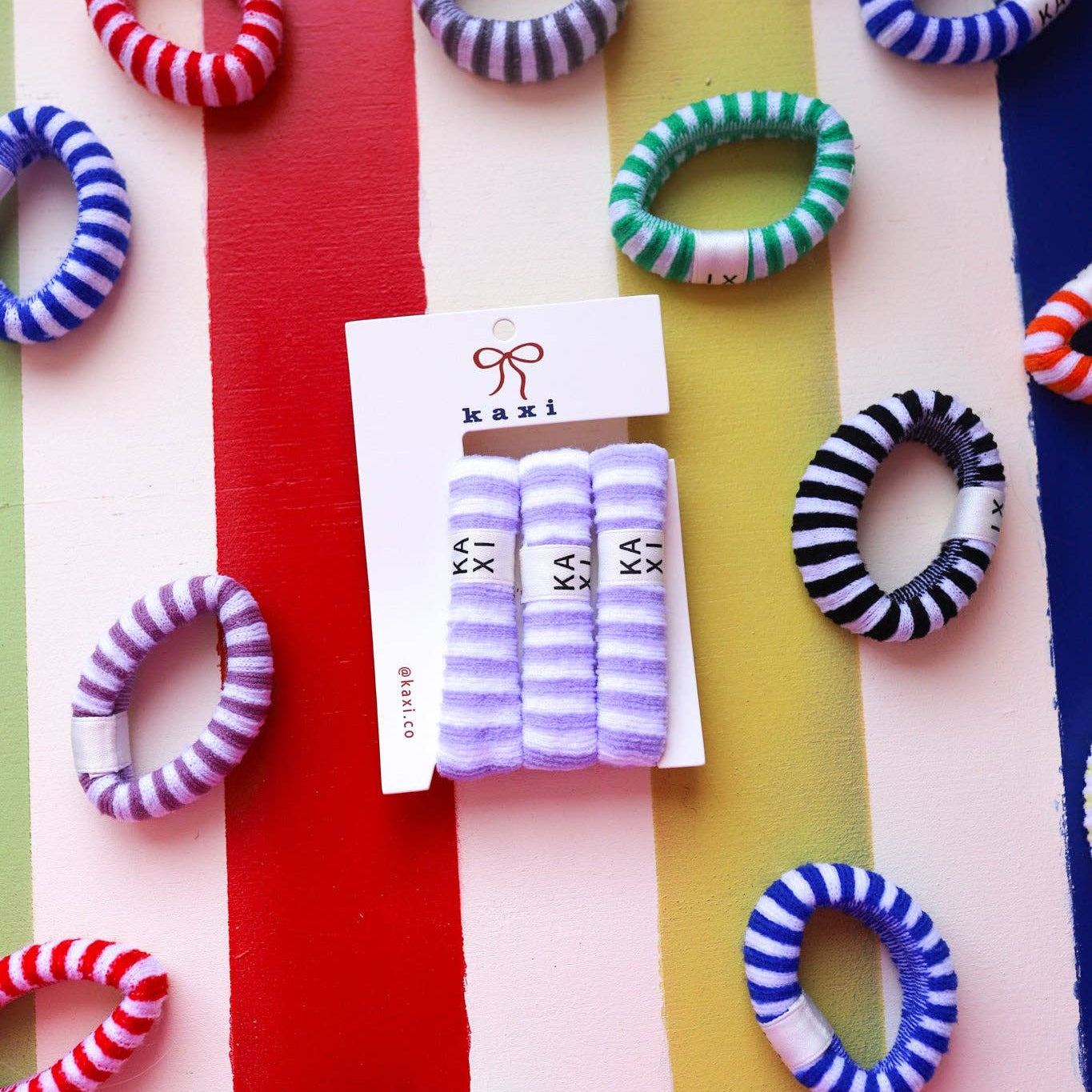 Striped Hair Ties