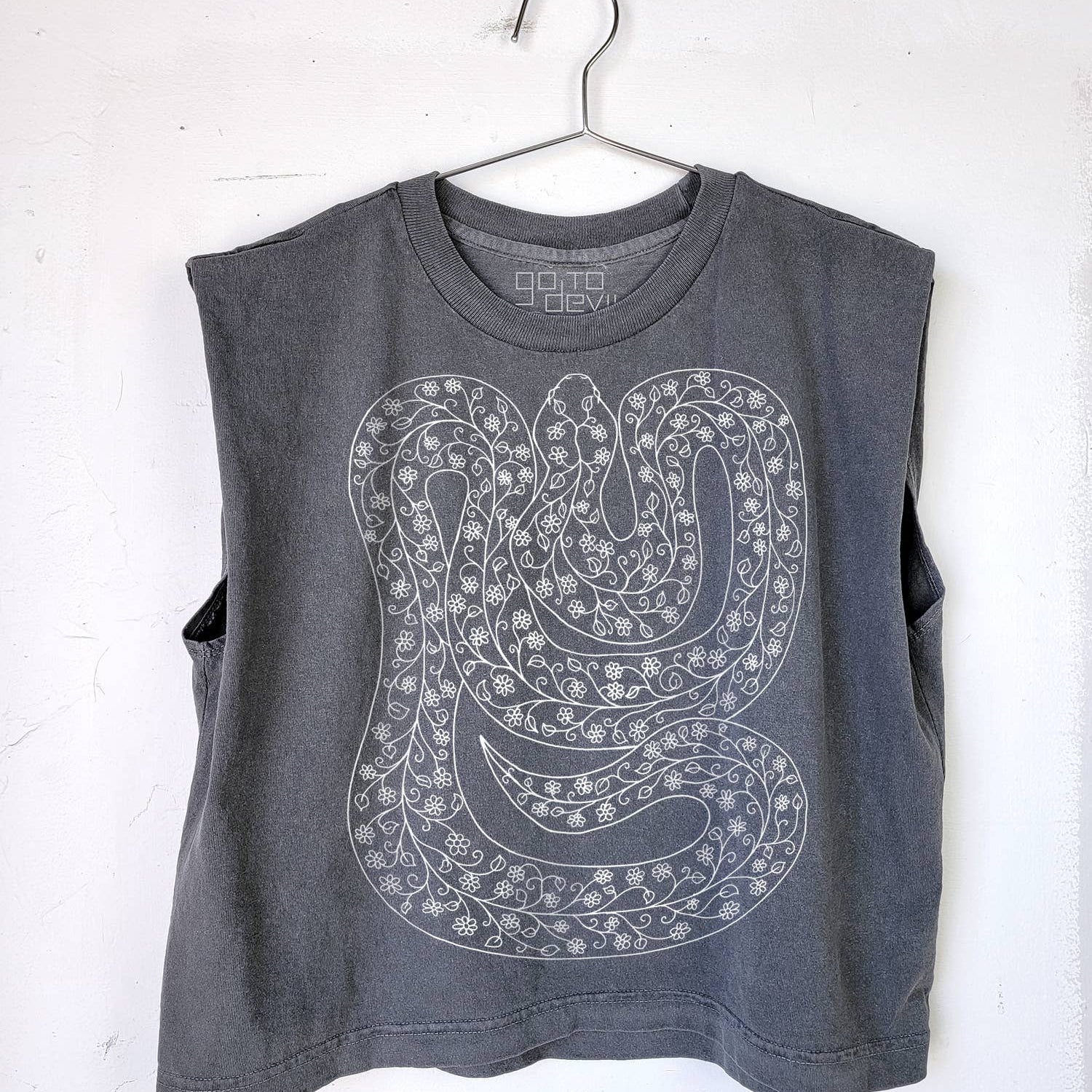 Snake Muscle Tank Top