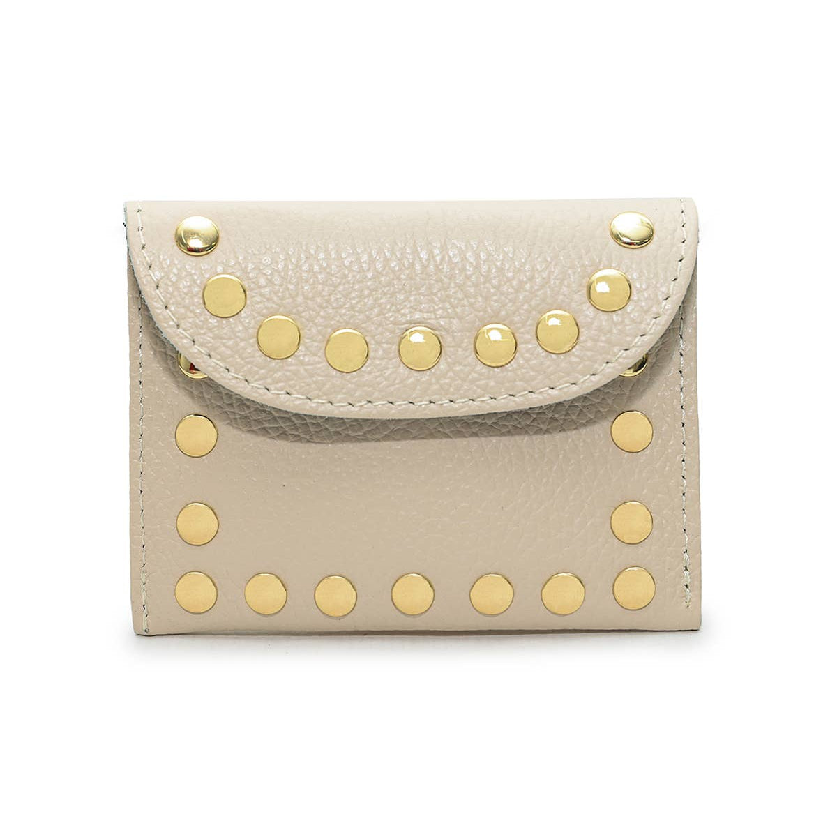 Leina Studded Leather Wallet