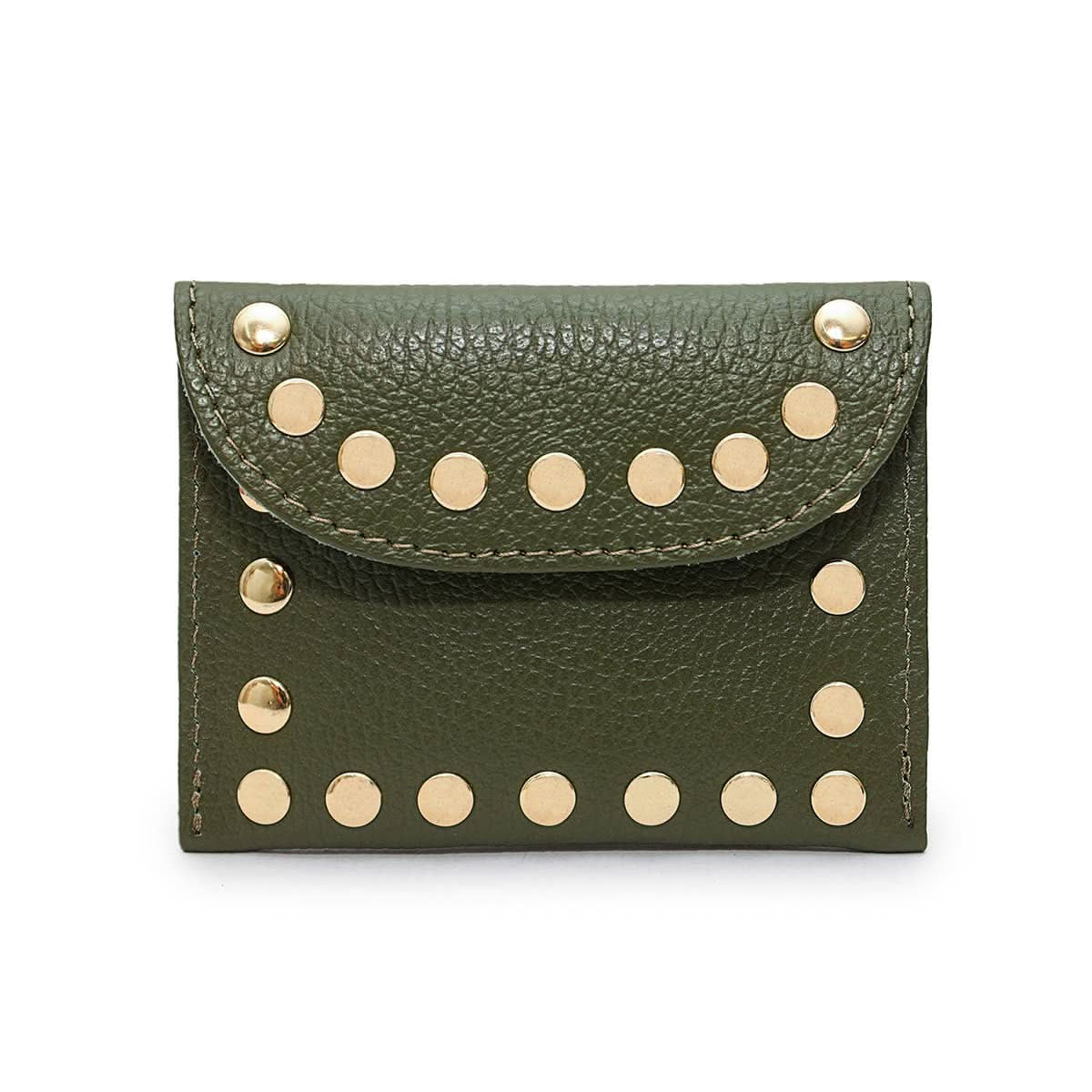 Leina Studded Leather Wallet