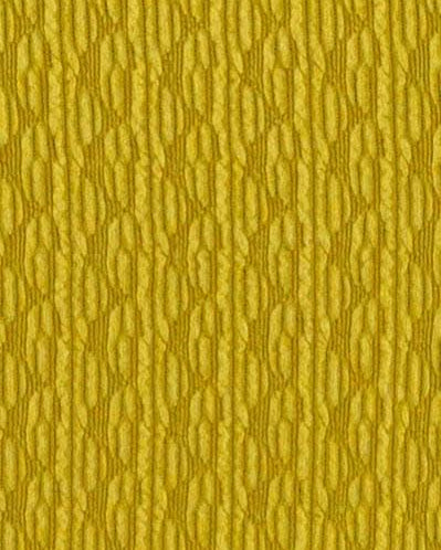 Close up on the material of a chartreuse, square neck line, textured, long sleeve top
