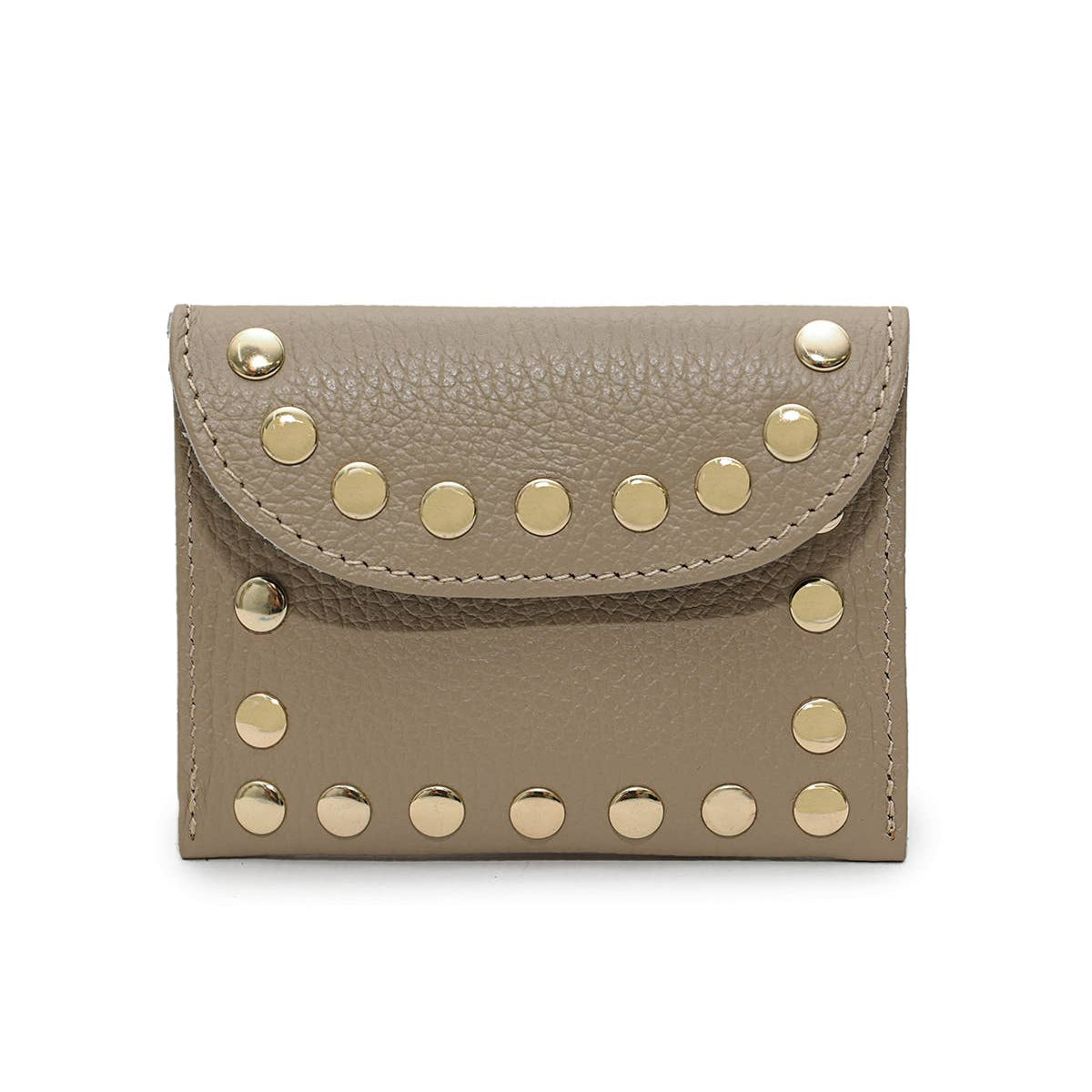 Leina Studded Leather Wallet