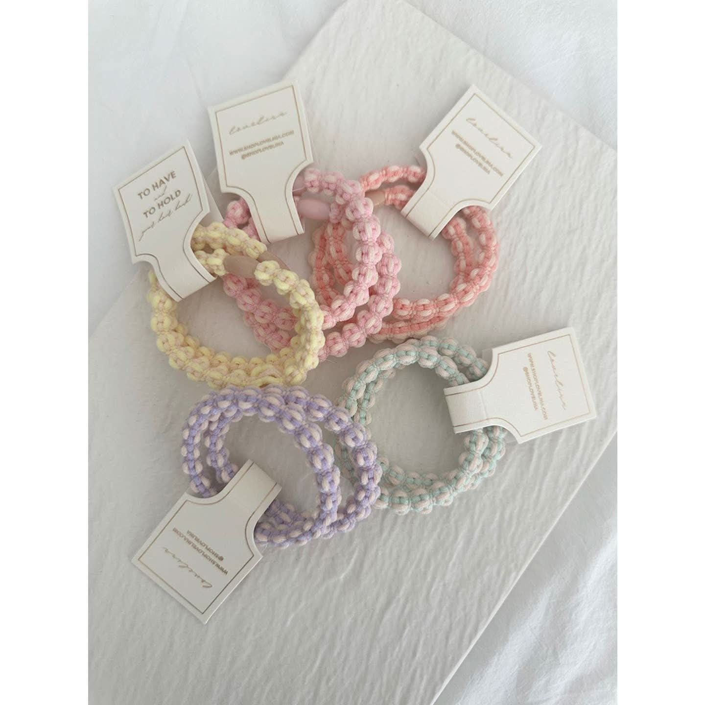 Delightful Bubble Macaron Hair Ties