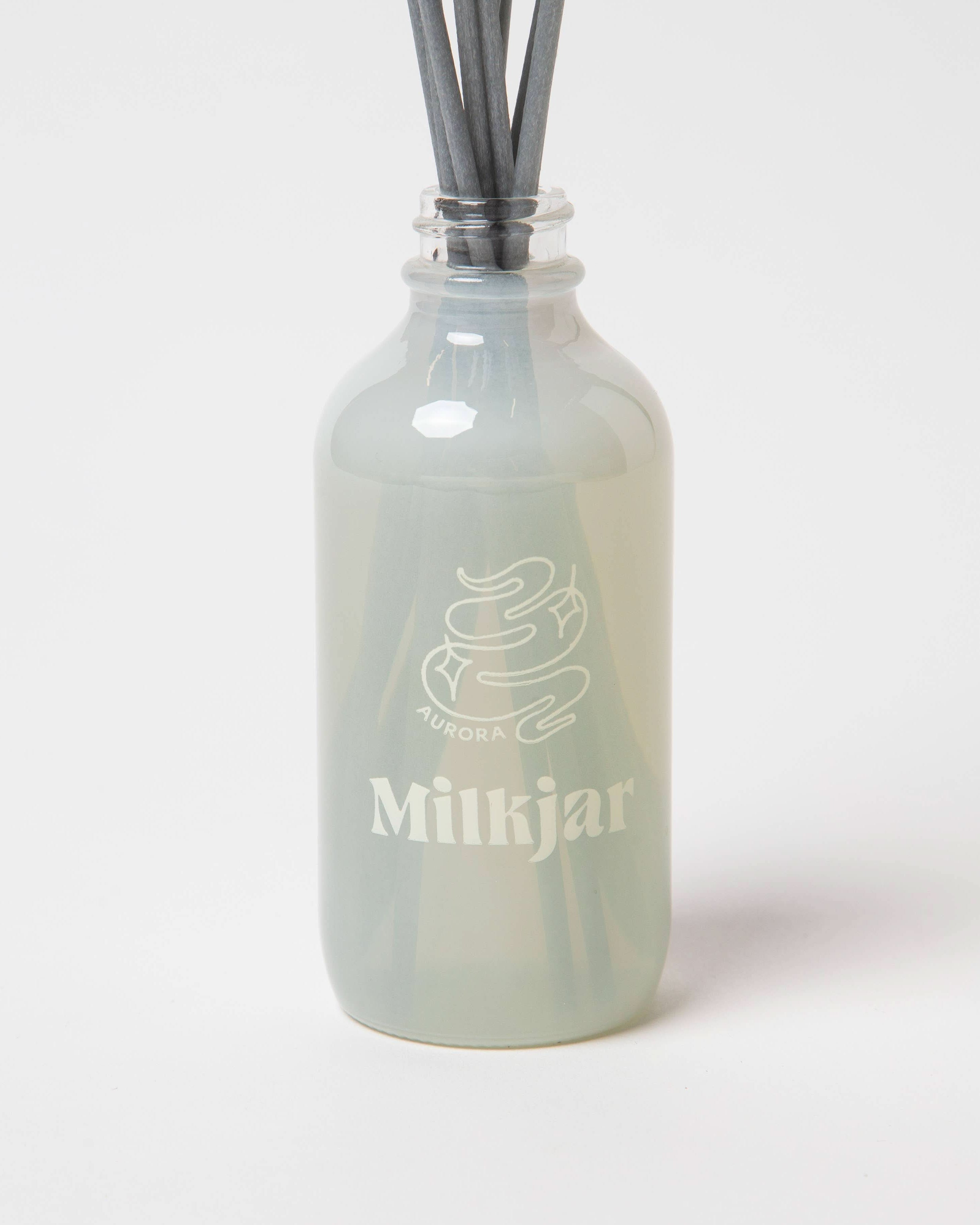 Aesthetically pleasing Reed diffuser in glass bottle
