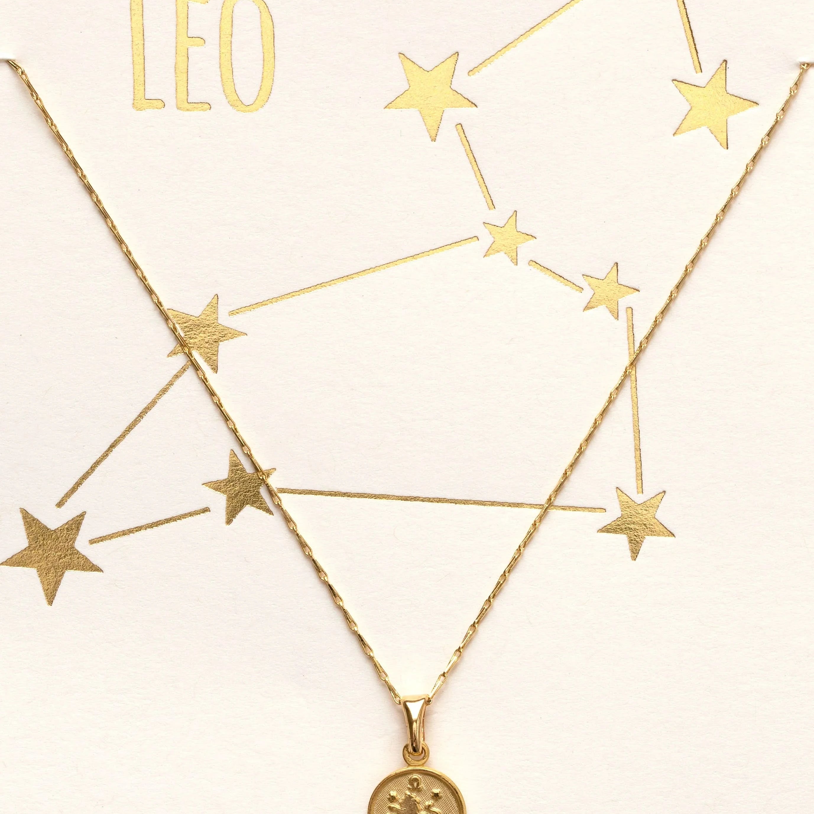 Tiny Zodiac Pendant Necklace - FORM + CONTENT