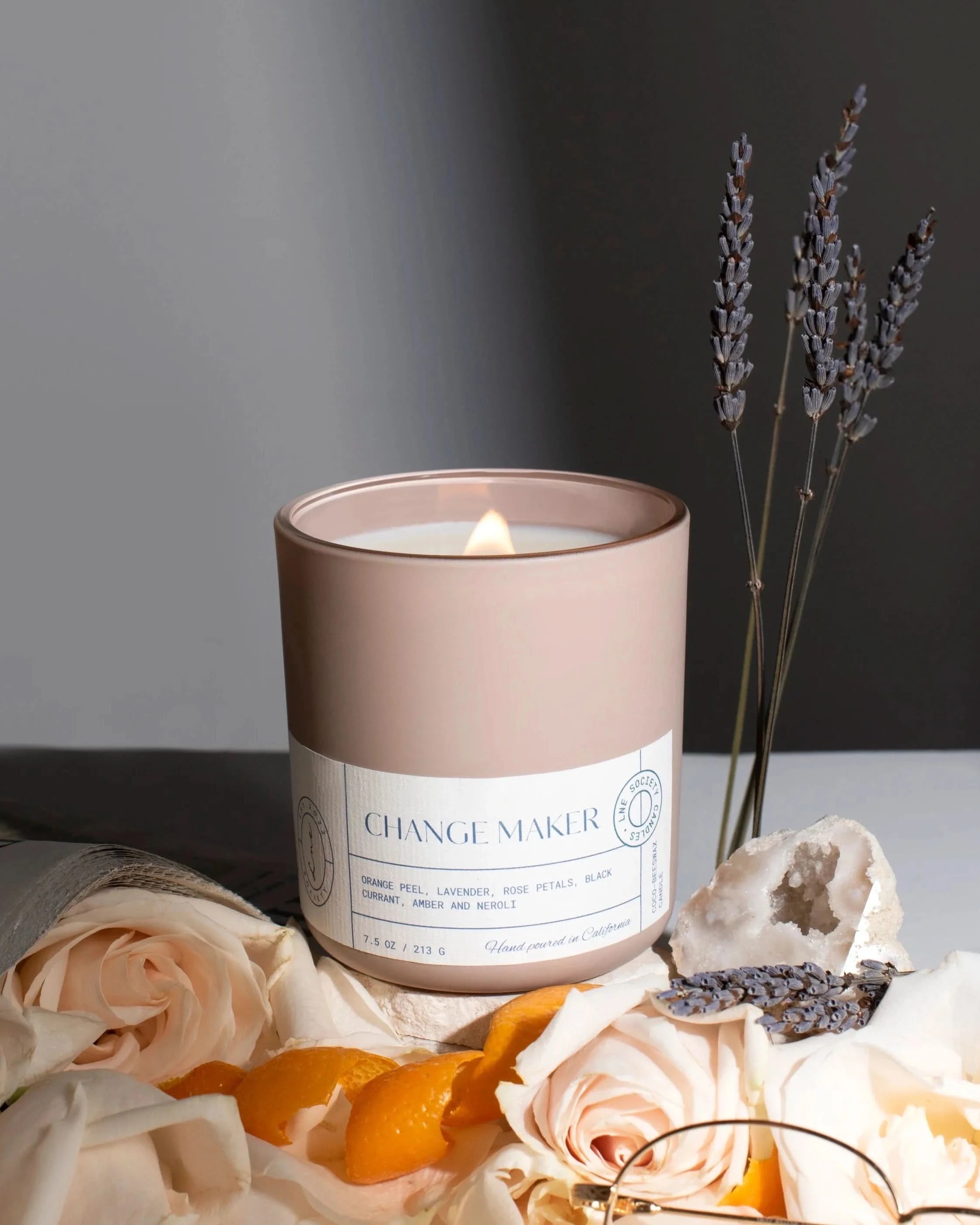 Lne Society - Handmade + Handpoured Candle - FORM + CONTENT