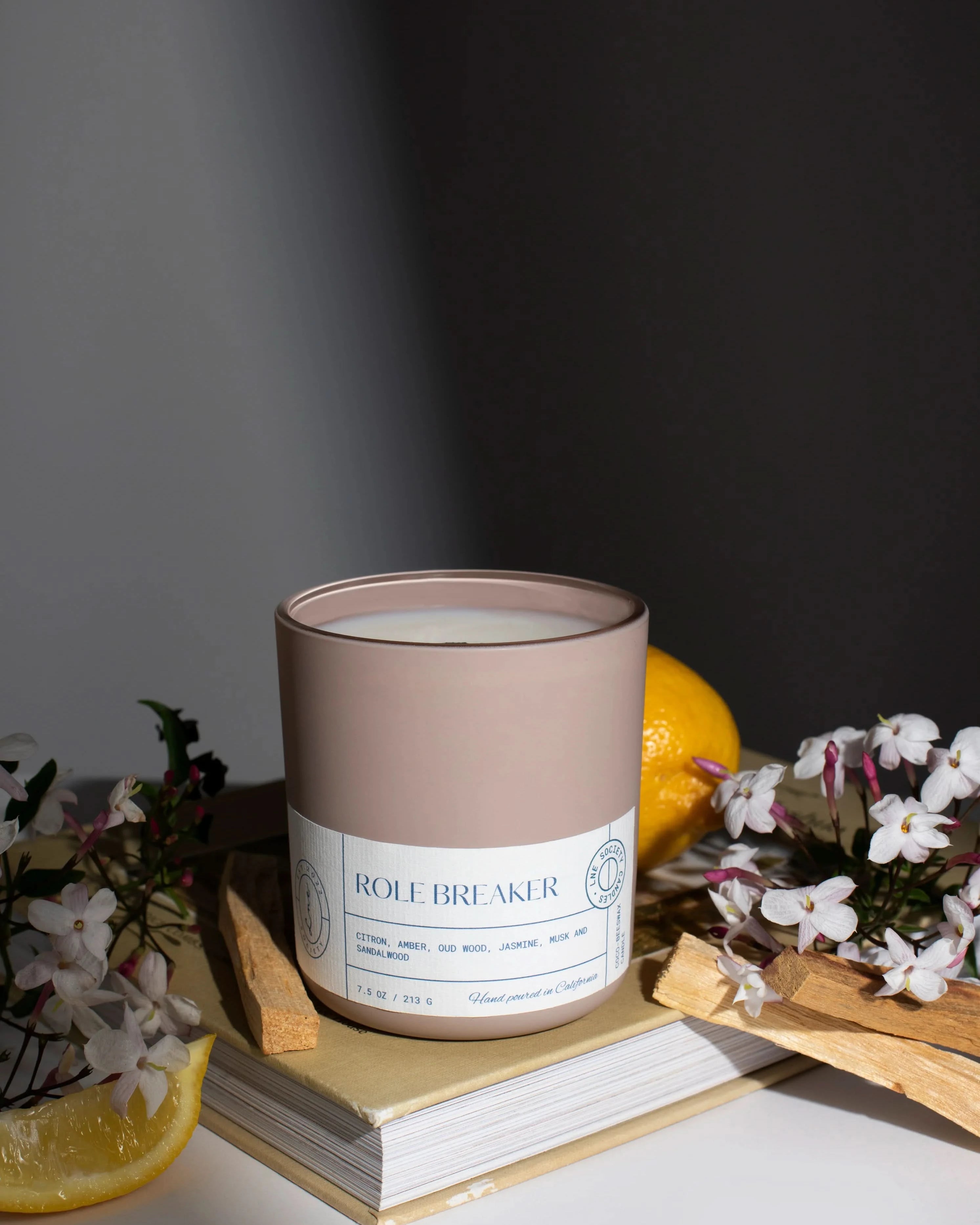 Lne Society - Handmade + Handpoured Candle - FORM + CONTENT