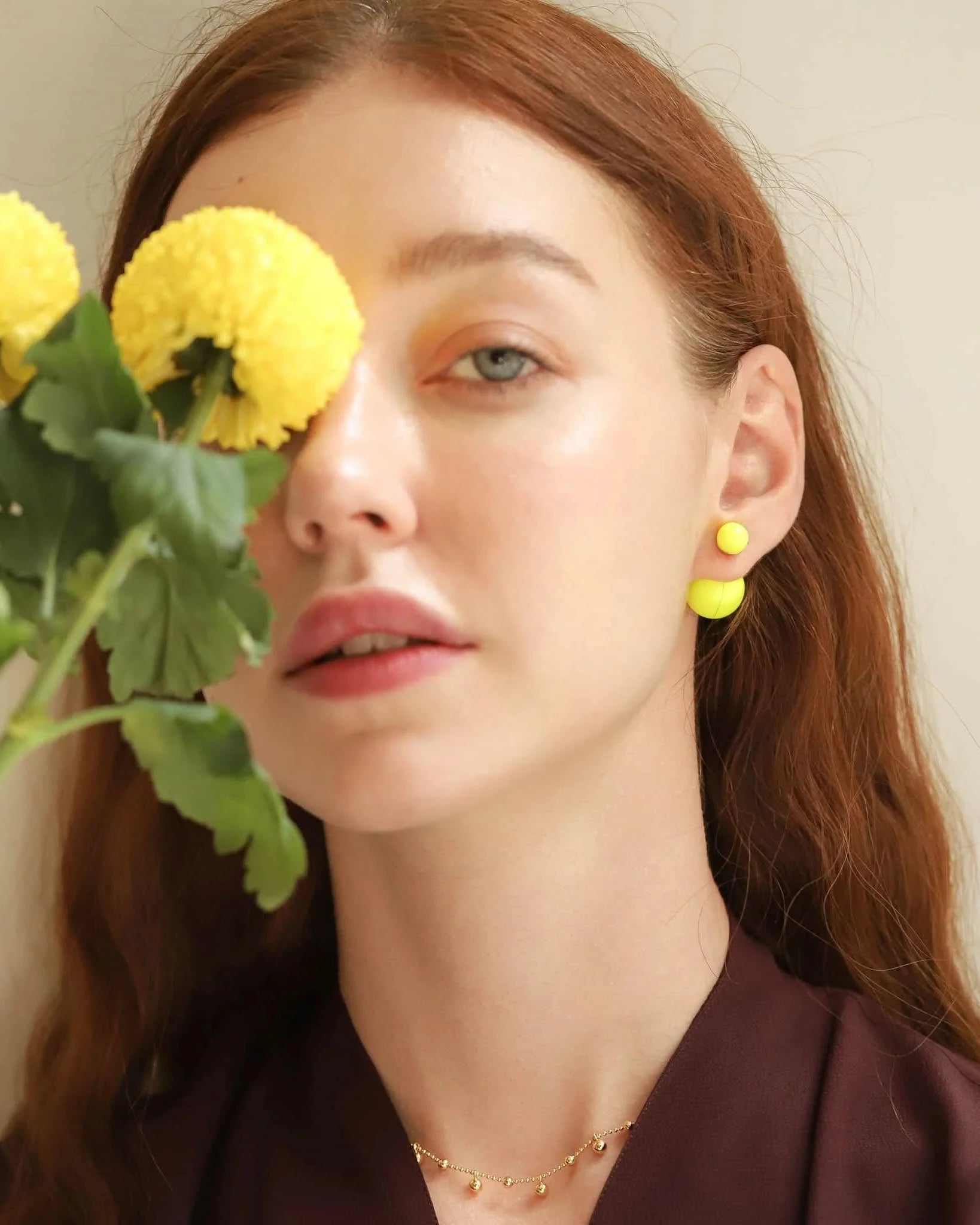 Bubble Ball Post - Blue - FORM + CONTENT