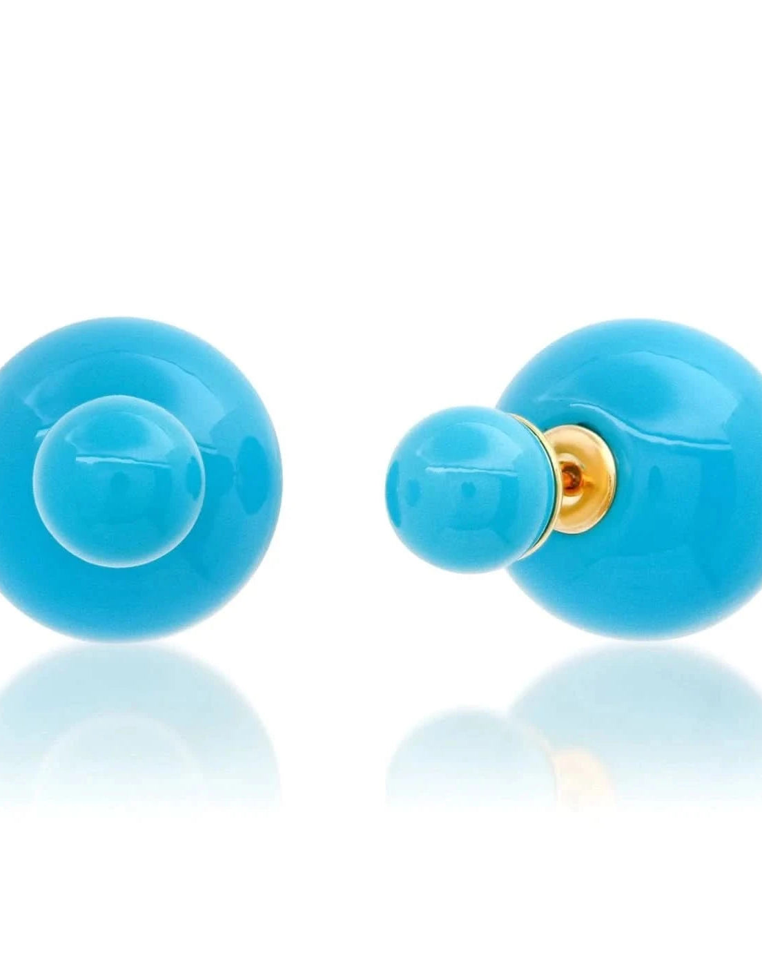 Bubble Ball Post - Blue - FORM + CONTENT